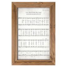 Alternate image Framed Hymnal Wall Plaques