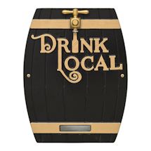 Alternate Image 13 for Personalized Drink Local Barrel Plaque