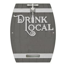 Alternate Image 8 for Personalized Drink Local Barrel Plaque