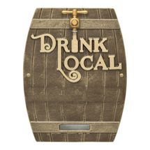 Alternate Image 6 for Personalized Drink Local Barrel Plaque