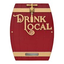Alternate Image 4 for Personalized Drink Local Barrel Plaque