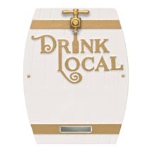 Alternate image for Personalized Drink Local Barrel Plaque