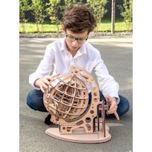 Alternate image Mr. Playwood Wooden Mechanical Globe Puzzle Model