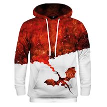 Alternate Image 1 for Red Fire Dragon Crewneck