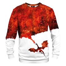 Alternate Image 2 for Red Fire Dragon Crewneck