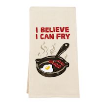 Alternate Image 1 for I Believe I Can Fry Kitchen Towels