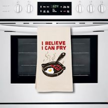 Alternate image for I Believe I Can Fry Kitchen Towels