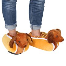 Alternate Image 6 for Weiner Dog Slippers