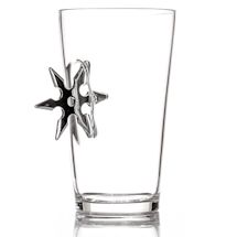 Alternate image Handmade Ninja Star Pint Glass