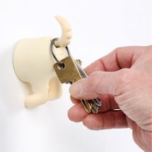 Alternate image Dog Butt & Tail Key Hook with Sounds