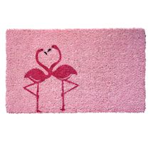 Product Image for Hand-stenciled Flamingo Doormat