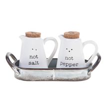 Product Image for Not Salt & Not Pepper Shakers With Caddy