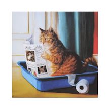 Product Image for Cat In Litter Canvas