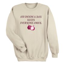 Alternate Image 1 for An Onion A Day Keeps Everyone Away. Shirt