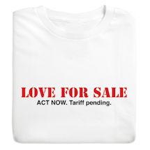 Product Image for Love For Sale Shirts