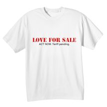 Alternate Image 2 for Love For Sale Shirts