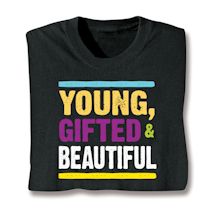 Product Image for Personalized Young, Gifted Shirts