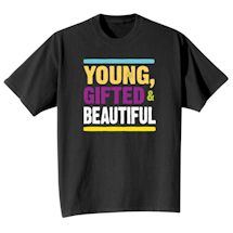 Alternate Image 2 for Personalized Young, Gifted Shirts