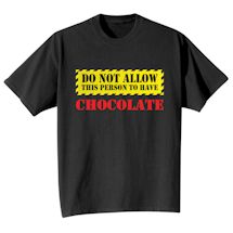 Alternate Image 2 for Personalized Do Not Allow T-Shirt or Sweatshirt