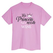 Alternate Image 2 for Personalized Princess Needs Shirts