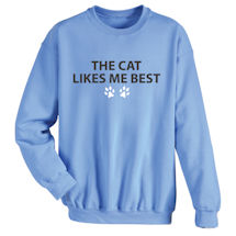 Alternate Image 1 for The Cat/Dog Likes Me Shirts