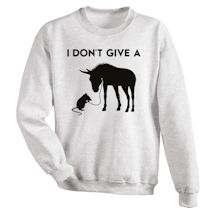 Alternate image for I Don't Give A Rats Ass T-Shirt or Sweatshirt