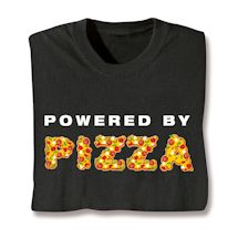 Alternate Image 2 for Powered By 'Food' Shirts