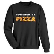 Alternate image for Powered By "Food" T-Shirt or Sweatshirt