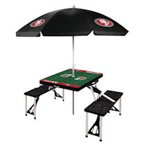 Alternate Image 1 for NFL Picnic Table With Umbrella