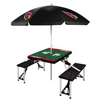 NFL Picnic Table With Umbrella-Arizona Cardinals