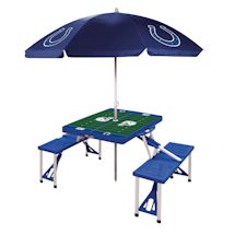 NFL Picnic Table With Umbrella-Indianapolis Colts