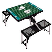 NFL Picnic Table w/Football Field Design-Miami Dolphins