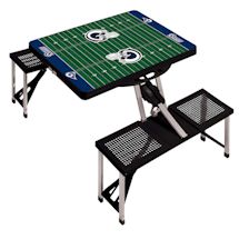 NFL Picnic Table w/Football Field Design-LA Rams