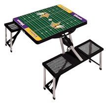NFL Picnic Table w/Football Field Design-Minnesota Vikings