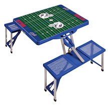 NFL Picnic Table w/Football Field Design-Buffalo Bills