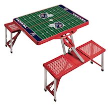 NFL Picnic Table w/Football Field Design-Houston Texans