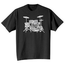 Alternate image Famous Drummer And Guitar Tees