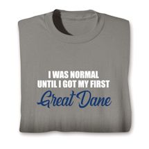 Product Image for Personalized Was Normal T-Shirt or Sweatshirt