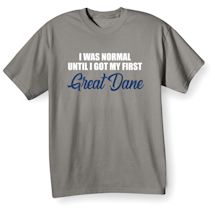Alternate Image 2 for Personalized Was Normal Shirts