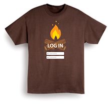Alternate Image 2 for Log In T-Shirt or Sweatshirt