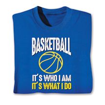 Alternate Image 1 for Sports "What I Do" T-Shirt or Sweatshirt