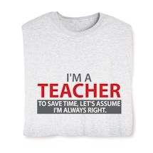 Product Image for Personalized I'm Always Right Shirts