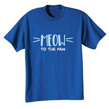 Alternate Image 2 for Meow - To The Paw Shirts