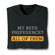 Product Image for Beer / Wine Preference Shirts