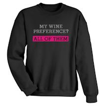 Alternate Image 2 for Beer / Wine Preference Shirts
