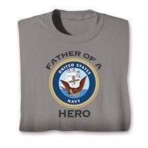 Alternate Image 3 for Father Of A Hero Military Shirts