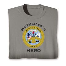 Alternate Image 6 for Mother Of A Hero Military Shirts