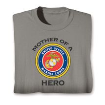 Alternate Image 7 for Mother Of A Hero Military Shirts