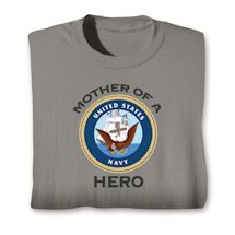Alternate Image 8 for Mother Of A Hero Military Shirts