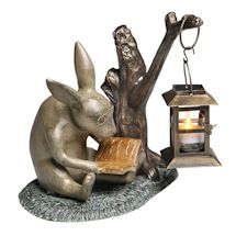 Product Image for Book Lover Rabbit Garden Lantern
